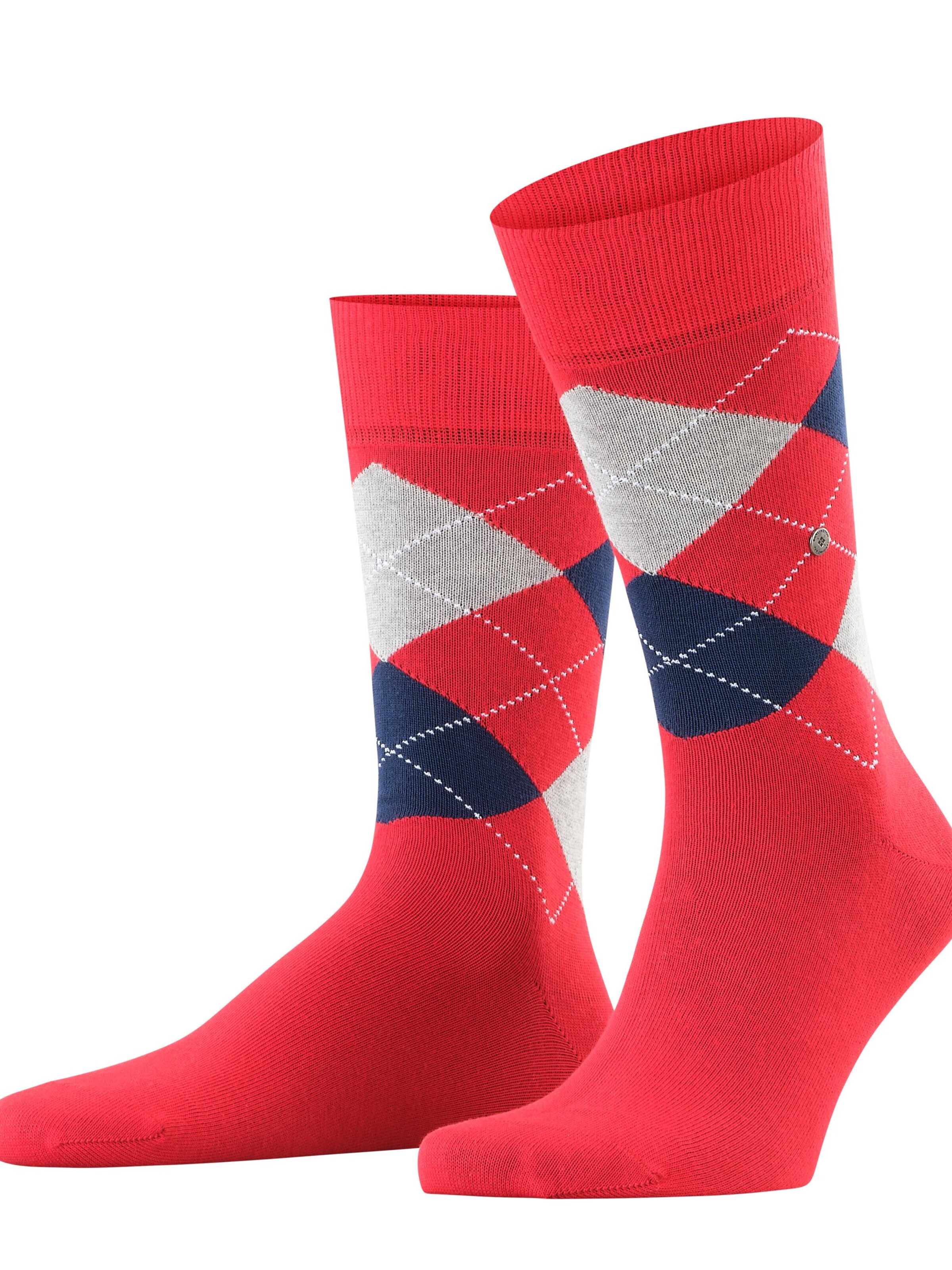 BURLINGTON Socks 'King' in Red: front
