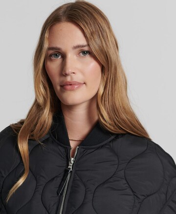 Superdry Between-Seasons Coat in Black