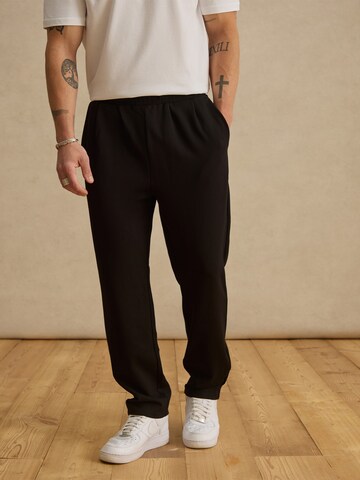 DAN FOX APPAREL regular Παντελόνι 'Otto' σε μαύρο: μπροστά