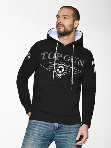 TOP GUN Sweatshirt in Schwarz: predná strana