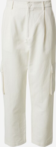 regular Pantaloni con pieghe 'Matti' di DAN FOX APPAREL in bianco: frontale