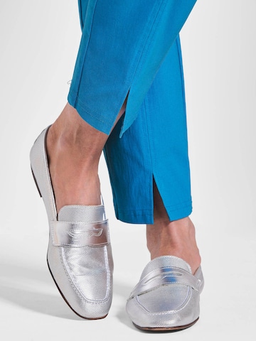 Goldner Slimfit Broek in Blauw