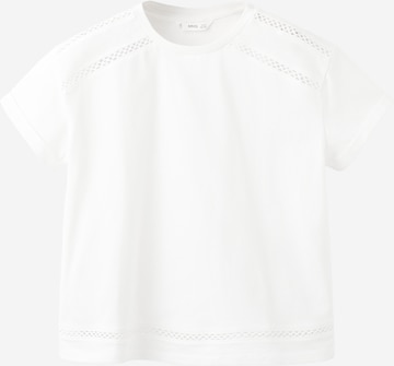 MANGO KIDS Tričko 'ELLIE' - Biela: predná strana