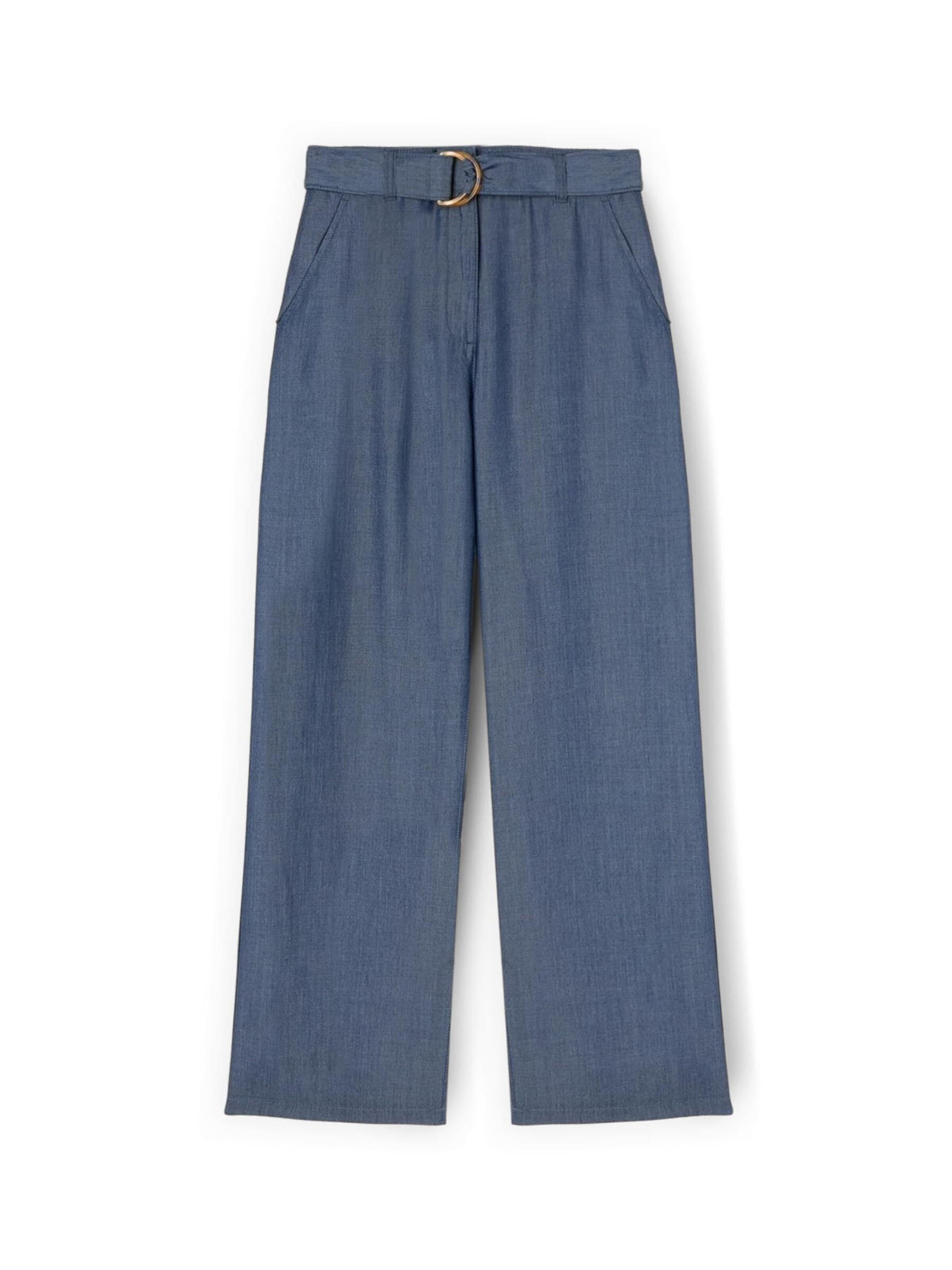 MOTIVI Wide leg Jeans in Blue: front