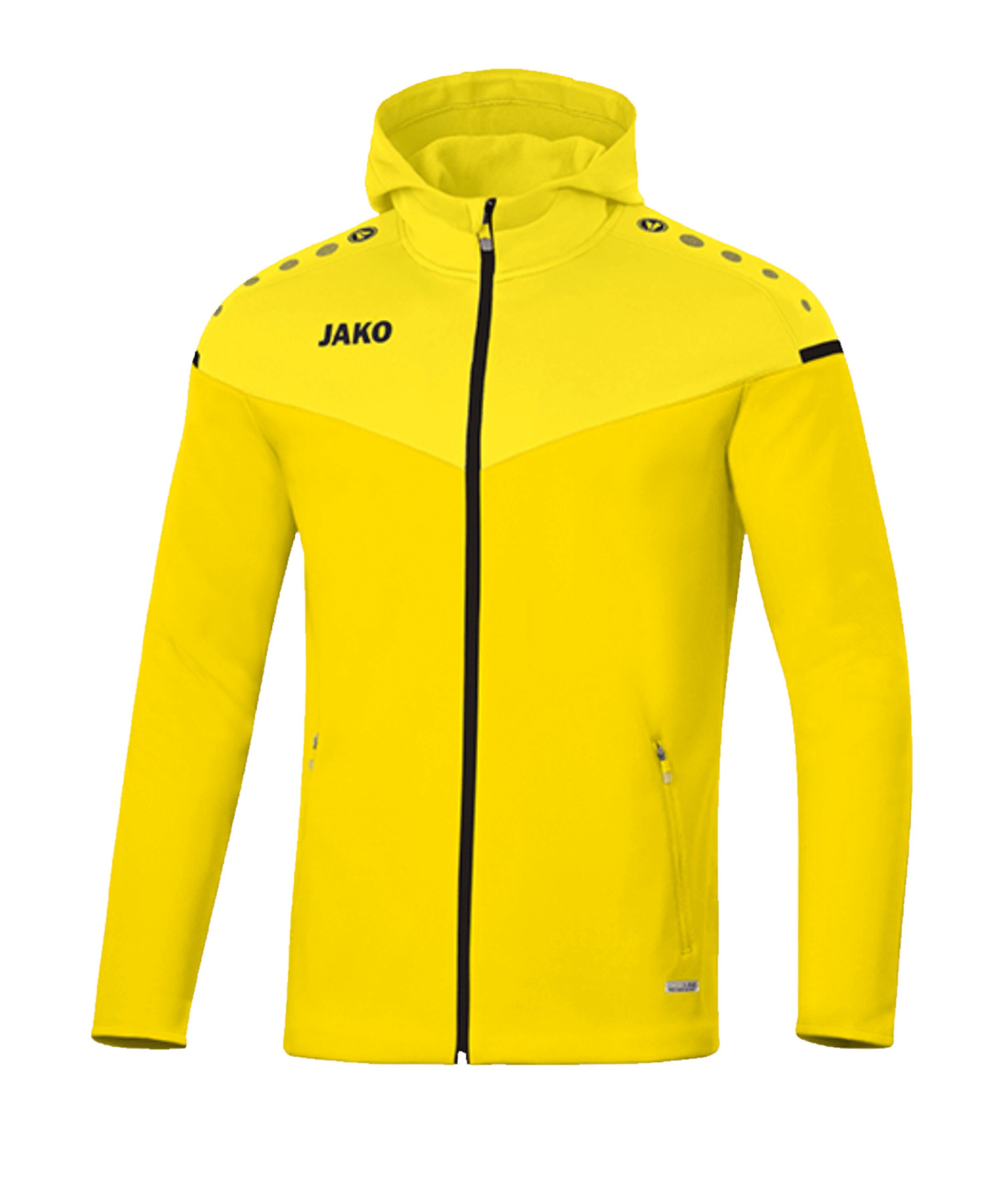 JAKO Sportjacke in Gelb: Vorderseite