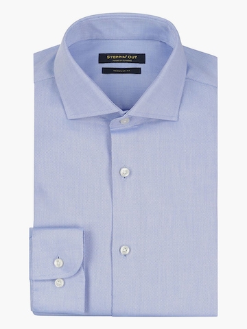 Steppin' out Regular fit Button Up Shirt in Blue