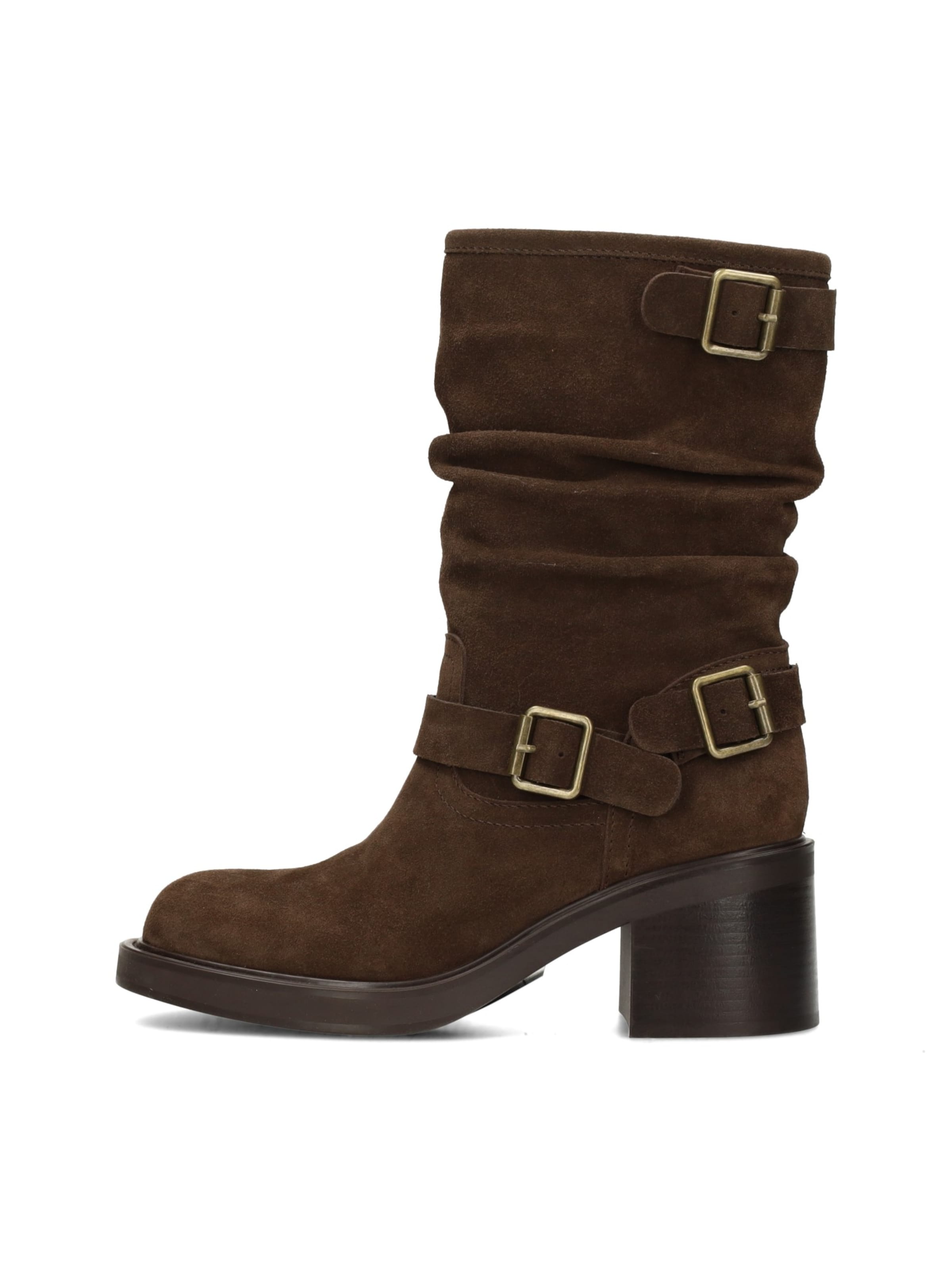 PS Poelman Boots 'Rachel' in Braun: Vorderseite