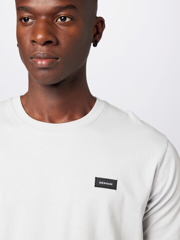 DENHAM T-Shirt 'ROGER' in Grau