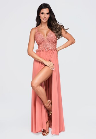 Robe de soirée Ombre en rose
