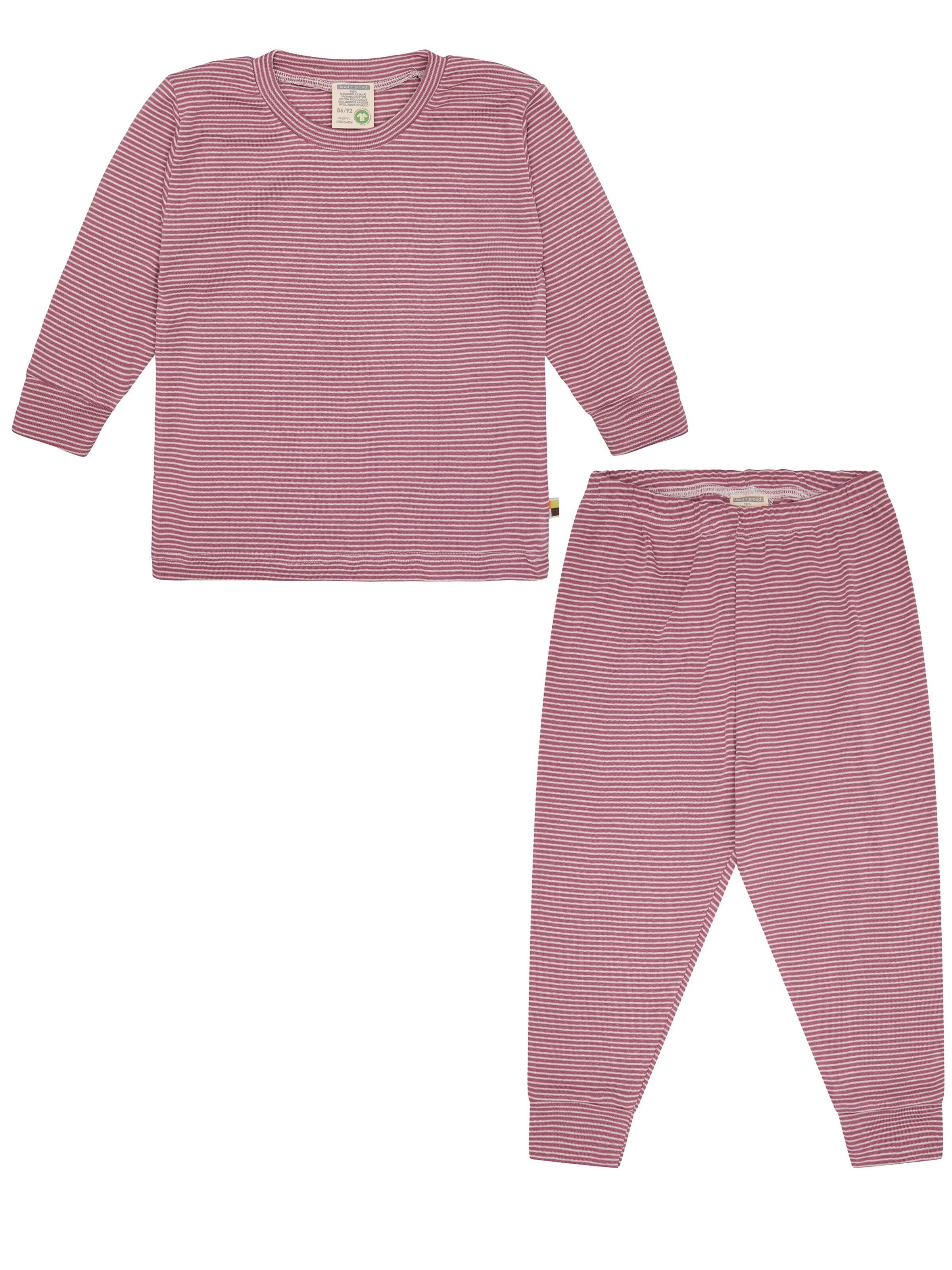 loud + proud Pajamas in Purple: front