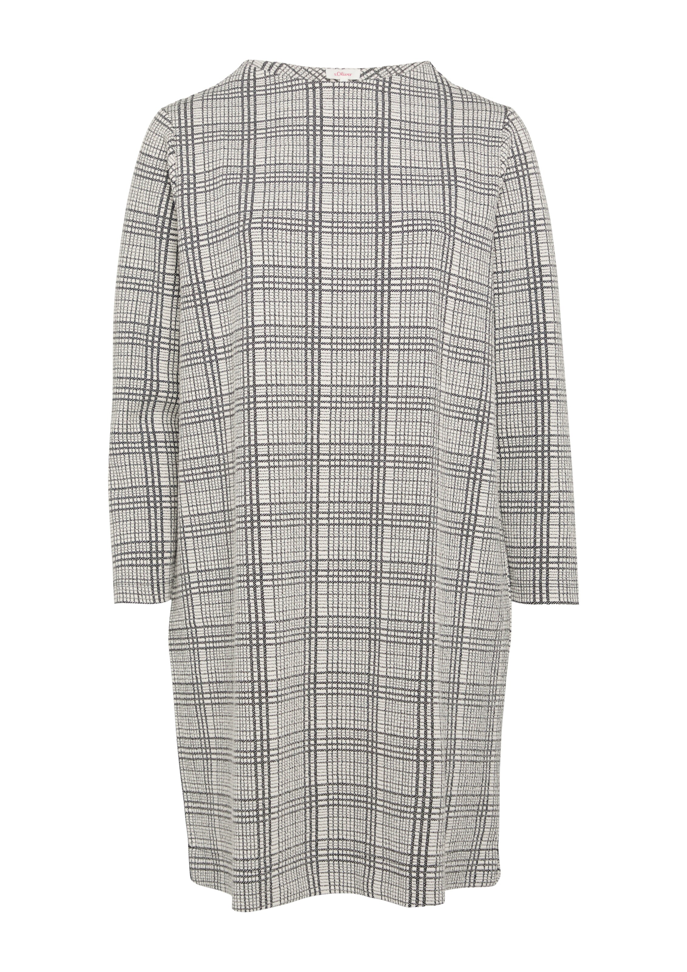 s.Oliver Jurk in de kleur Ecru / Antraciet, Productweergave