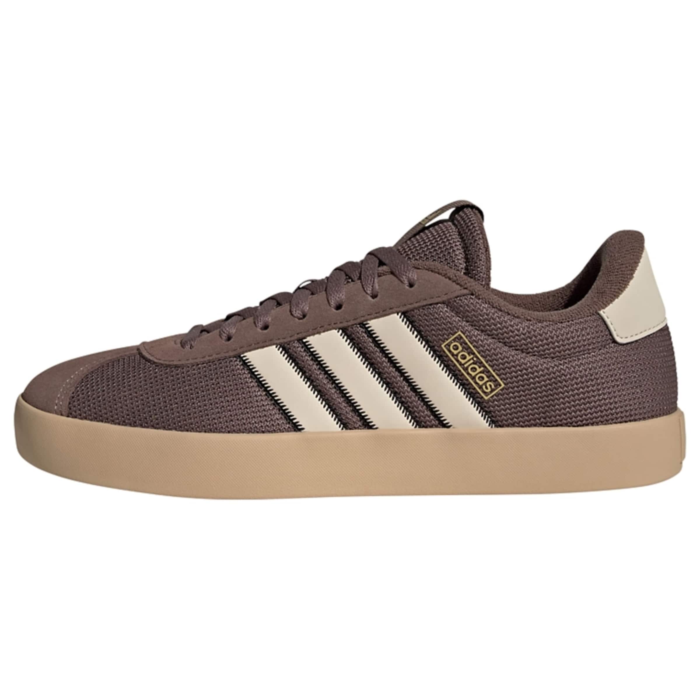 ADIDAS SPORTSWEAR - Sapatilhas baixas 'VL Court 3.0' em castanho: frente