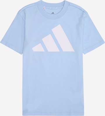 Tricou funcțional 'Essentials' de la ADIDAS SPORTSWEAR pe albastru: față