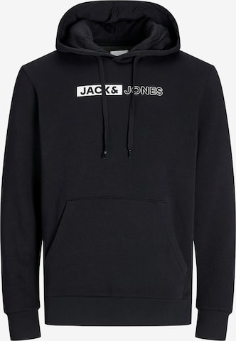 Felpa di JACK & JONES in nero: frontale