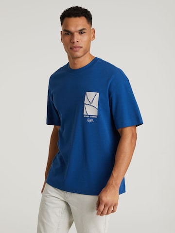 CHASIN' T-Shirt 'Mido' in Blau