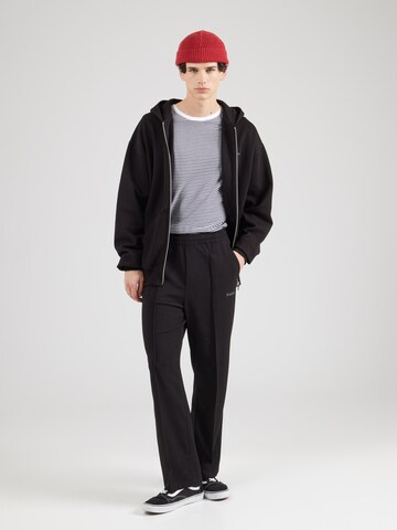 Pegador - Sudadera con cremallera en negro