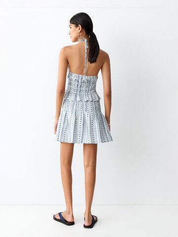 MANGO TEEN Nederdel 'BLAUF' i blå