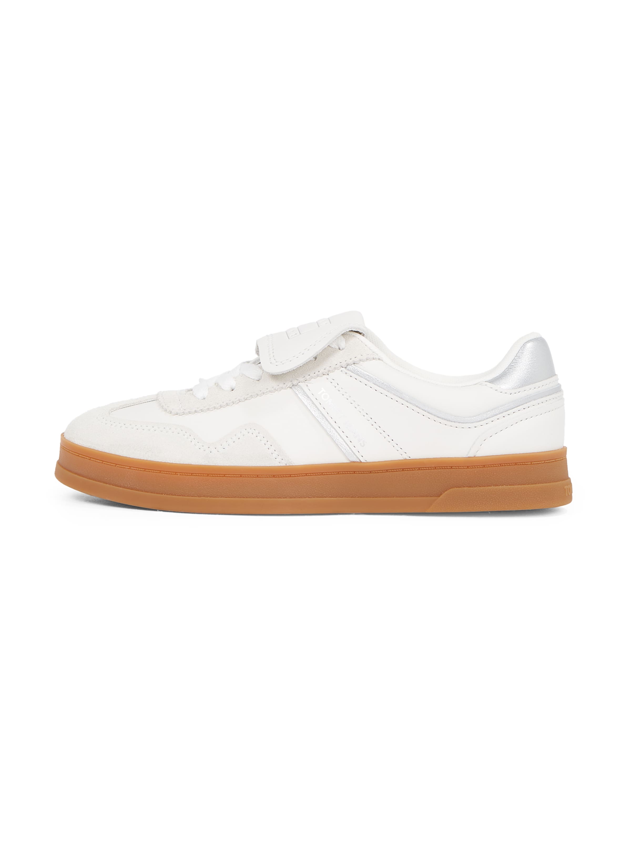 Sneaker bassa 'THE GREENWICH' di Tommy Jeans in bianco: frontale