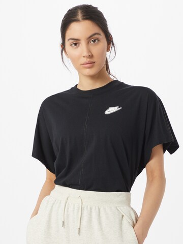 Nike Sportswear Tričko 'Earth Day' – černá: přední strana
