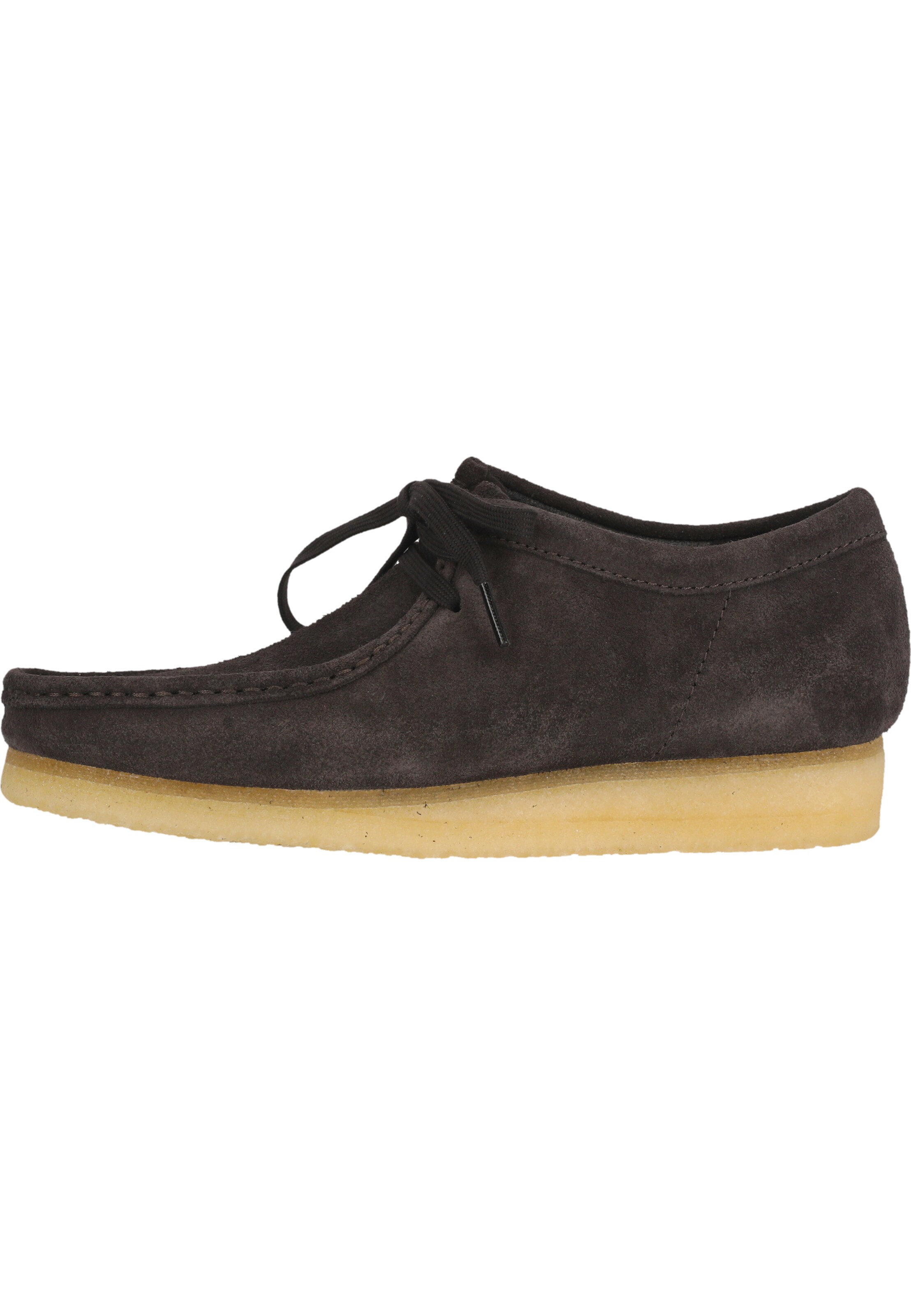 CLARKS Lace-up shoe 'Wallabee' in Brown