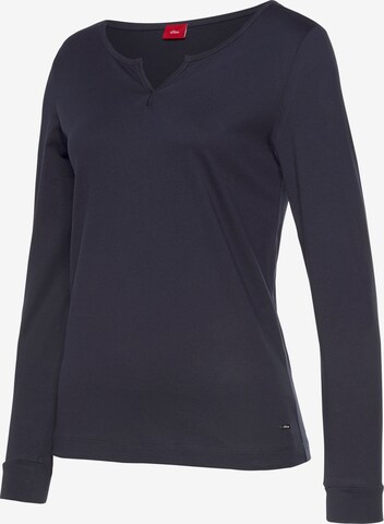 s.Oliver Schlafshirt in Blau