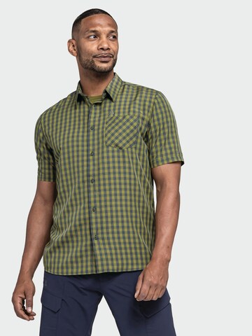 Coupe regular Chemise fonctionnelle 'Dalfoss' Schöffel en vert : devant