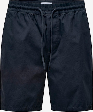 Regular Pantalon 'Tel' Only & Sons en bleu : devant