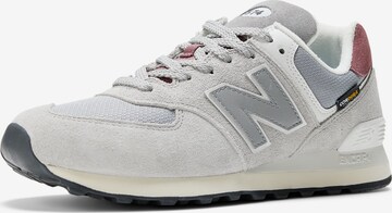 Baskets basses '574' new balance en gris : devant