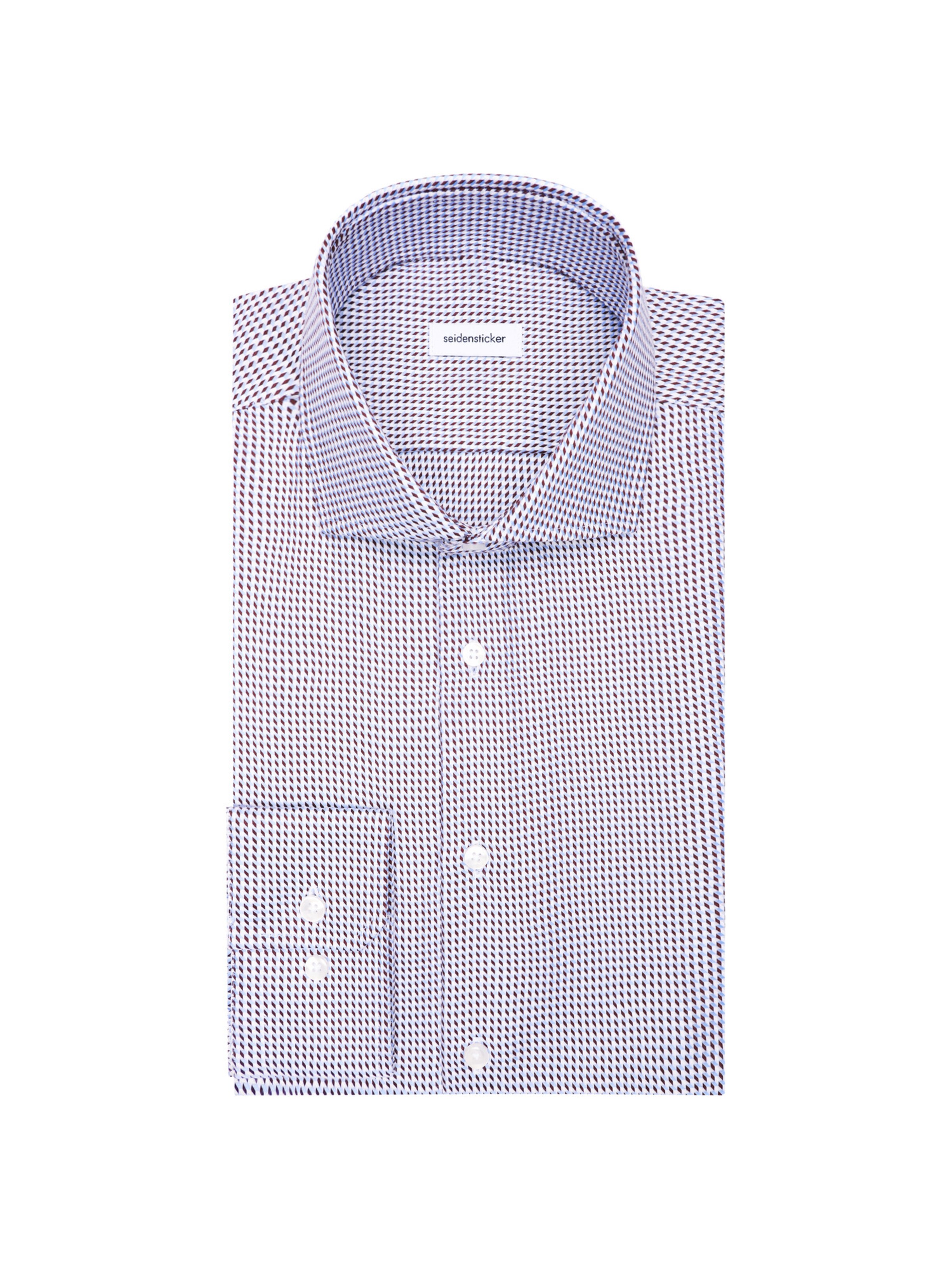 SEIDENSTICKER Slim Fit Businesshemd 'Schwarze Rose' in Mischfarben