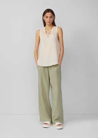 QS Blusentop in Beige