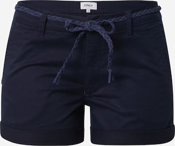 ONLY Chino 'Evelyn' in Blauw: voorkant