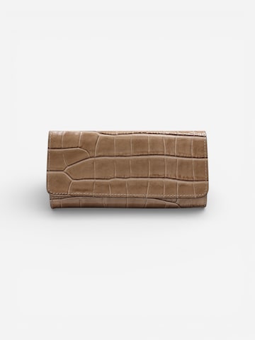 Cheval Firenze Wallet 'COSMO CROC' in Grey: front