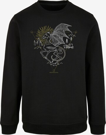 ABSOLUTE CULT Sweatshirt 'Harry Potter - Thestral' in Black: front