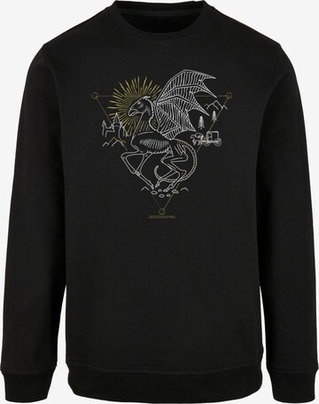 ABSOLUTE CULT Sweatshirt 'Harry Potter - Thestral' in Zwart: voorkant