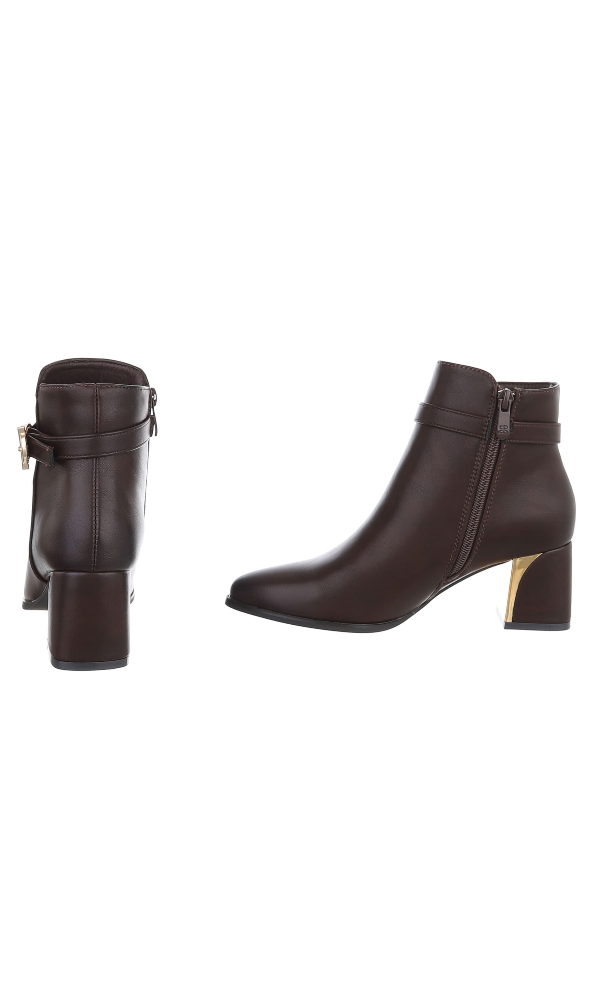 Ital-Design Stiefelette in Braun
