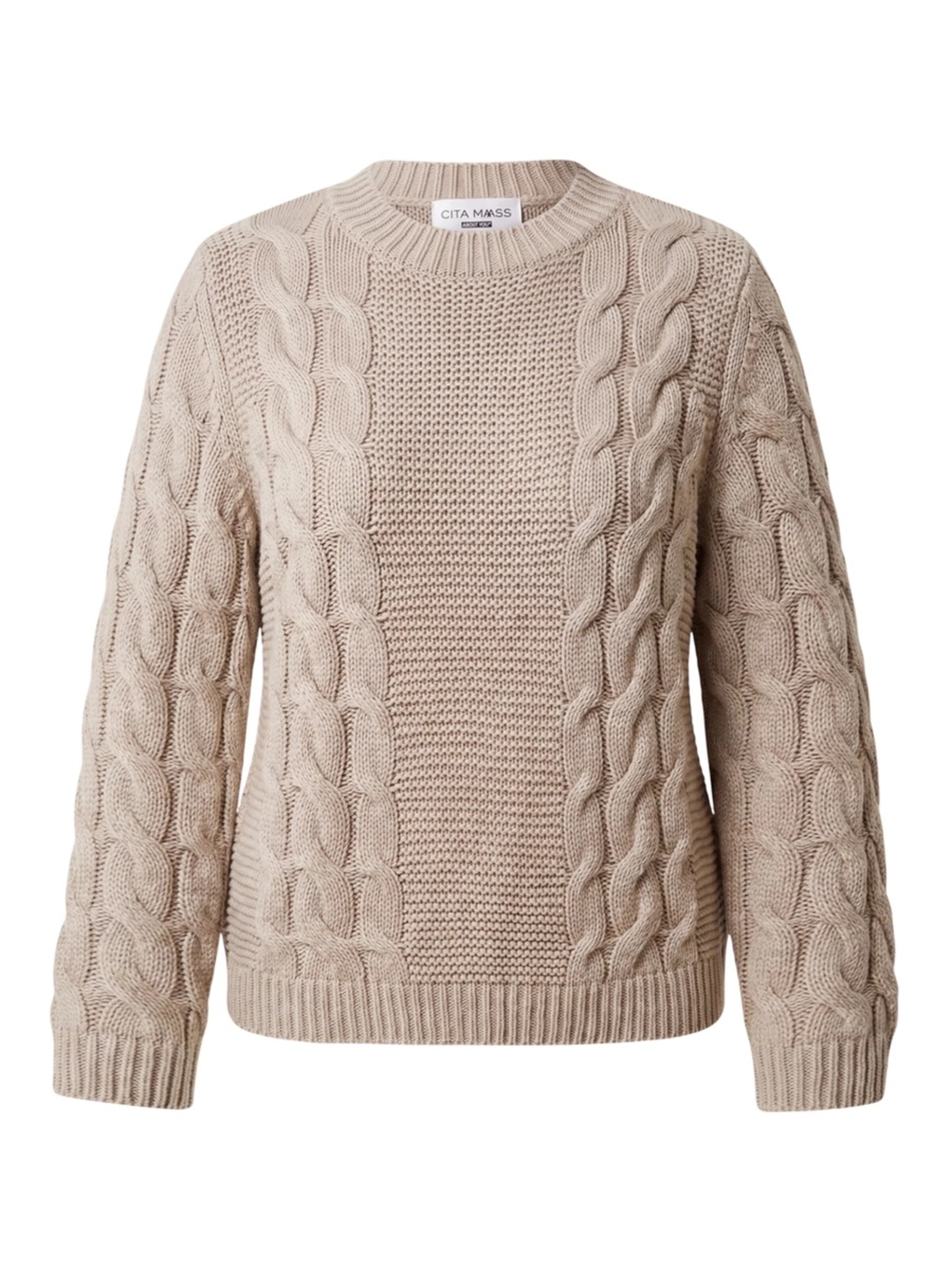 CITA MAASS - Pullover em bege: frente
