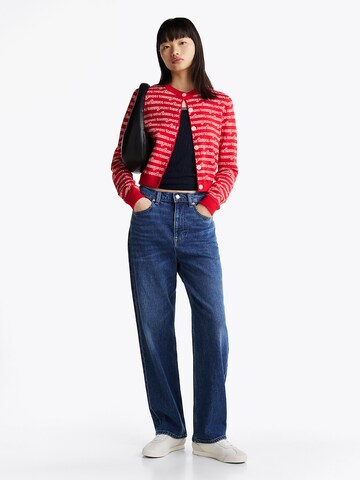 Veste de survêtement Tommy Jeans en rouge