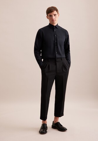 SEIDENSTICKER Regular fit Business shirt 'Smart Classics' in Black