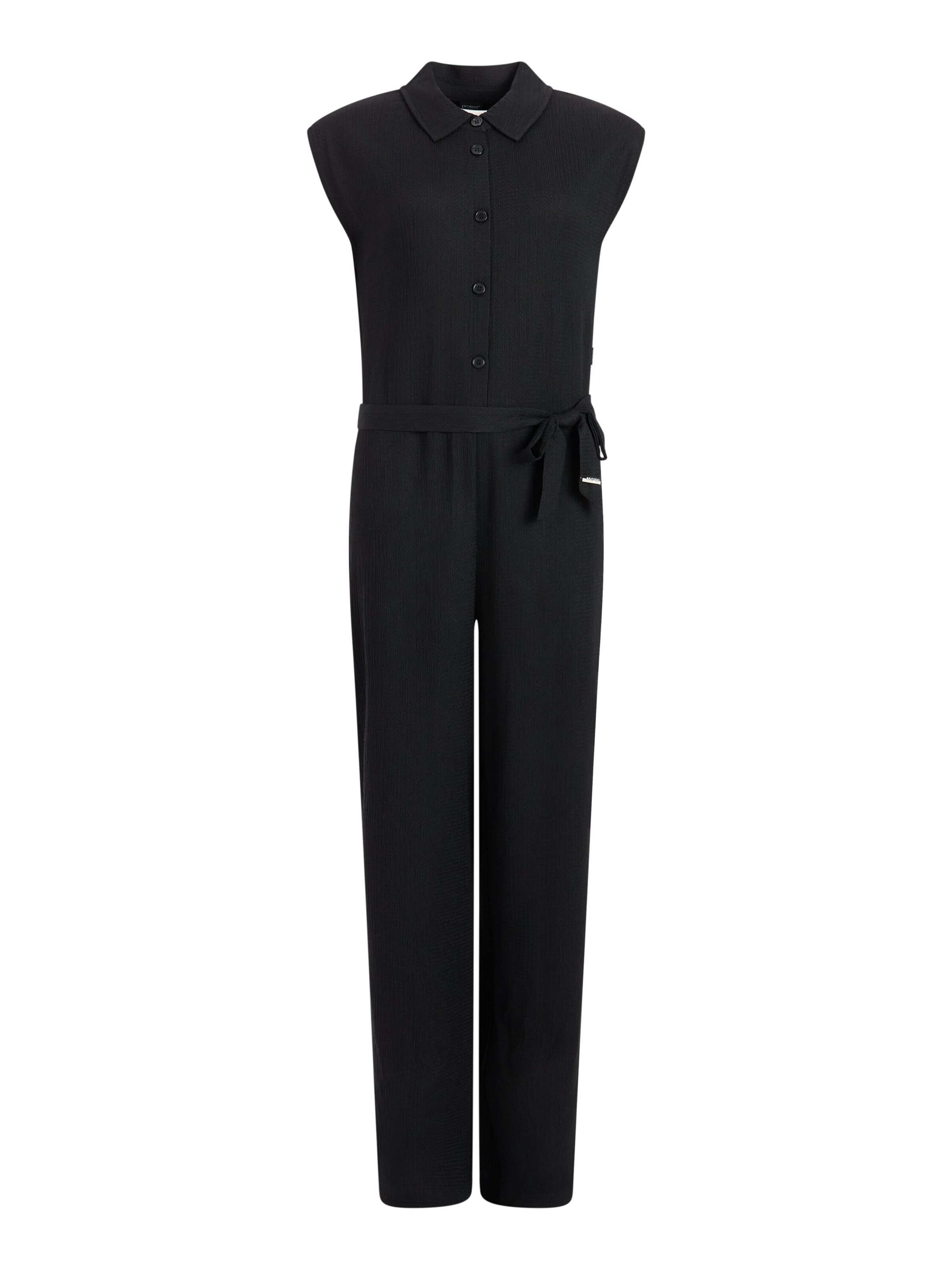 PROTEST Jumpsuit 'PRTKenzy' in Zwart: voorkant