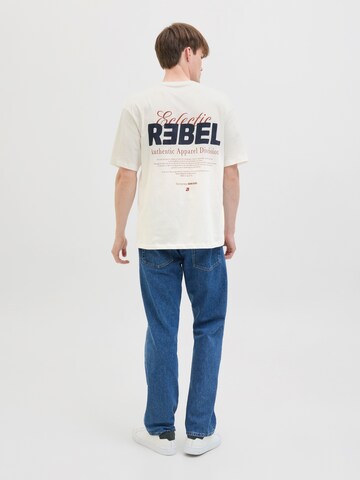 T-Shirt 'JREBJIM' JJ Rebel en blanc