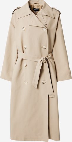 Manteau mi-saison 'CASSANDRA' MEOTINE en beige : devant