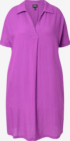 Ulla Popken Kleid in Lila: Vorderseite