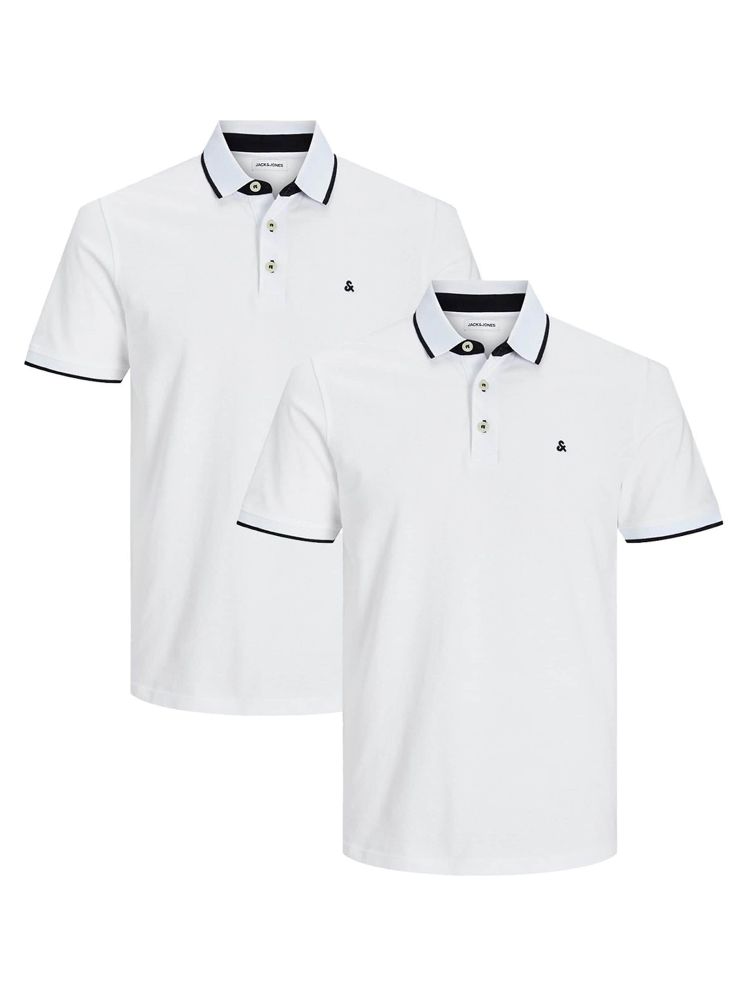 JACK & JONES Shirt 'Paulos - Slim Fit' in White: front