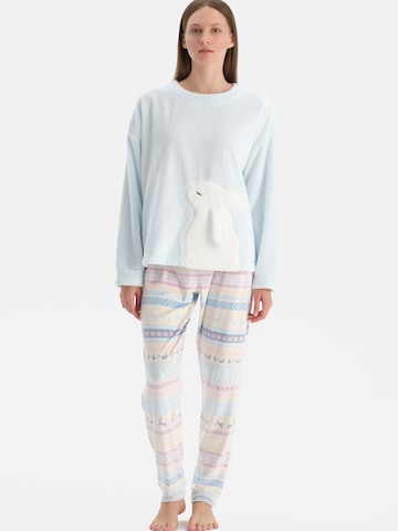 Dagi Пижама в Синий: спереди