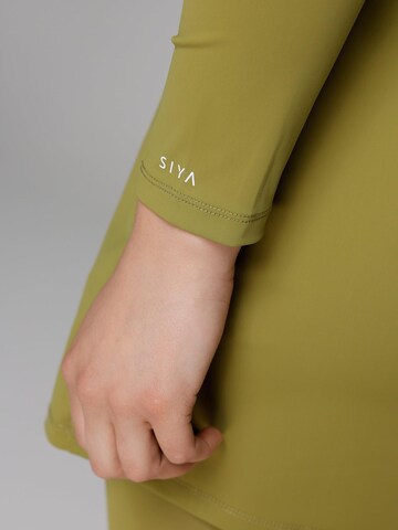 SIYA Swimwear High neck Swimsuit 'South - Covered' in Green