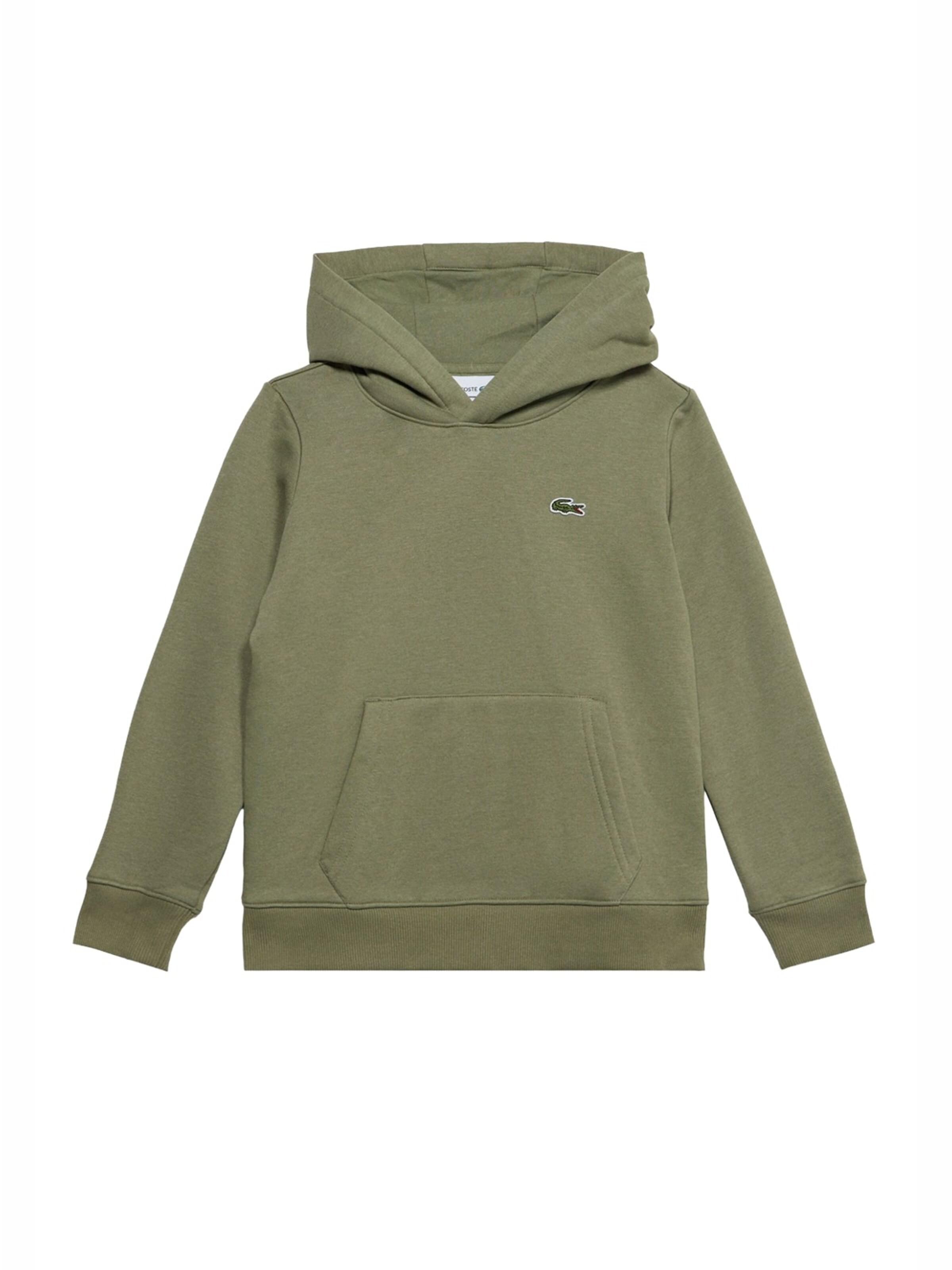 Sweat LACOSTE en vert : devant