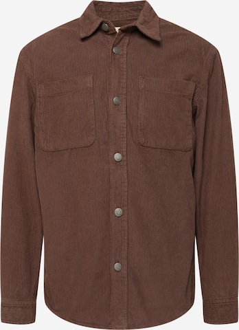Redefined Rebel Button Up Shirt 'Moses' in Brown: front