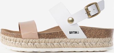 Sandale 'Gaceo' Bayton pe culoarea pielii / alb, Vizualizare produs