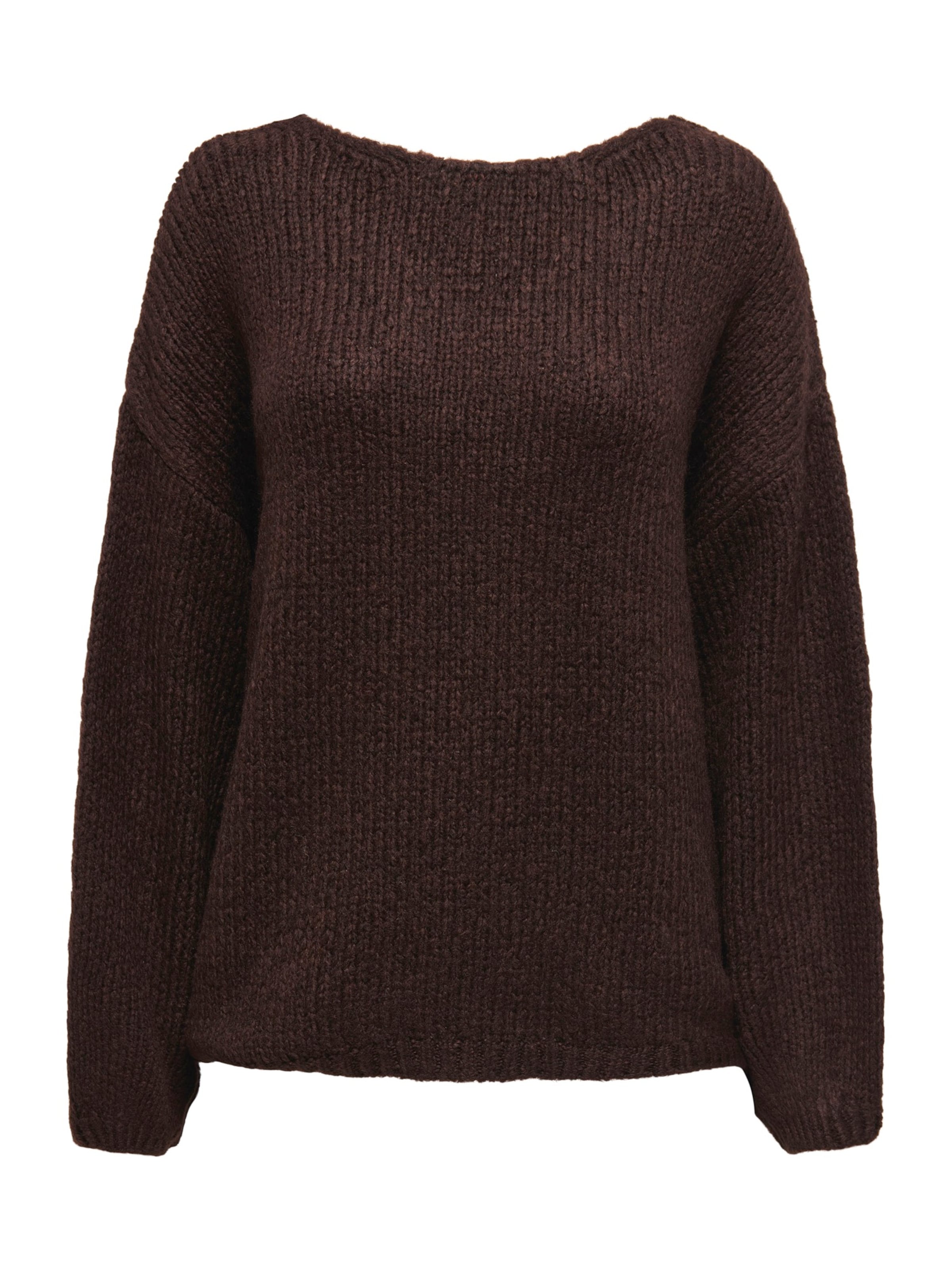 JDY Sweater 'JDYDinea' in Brown