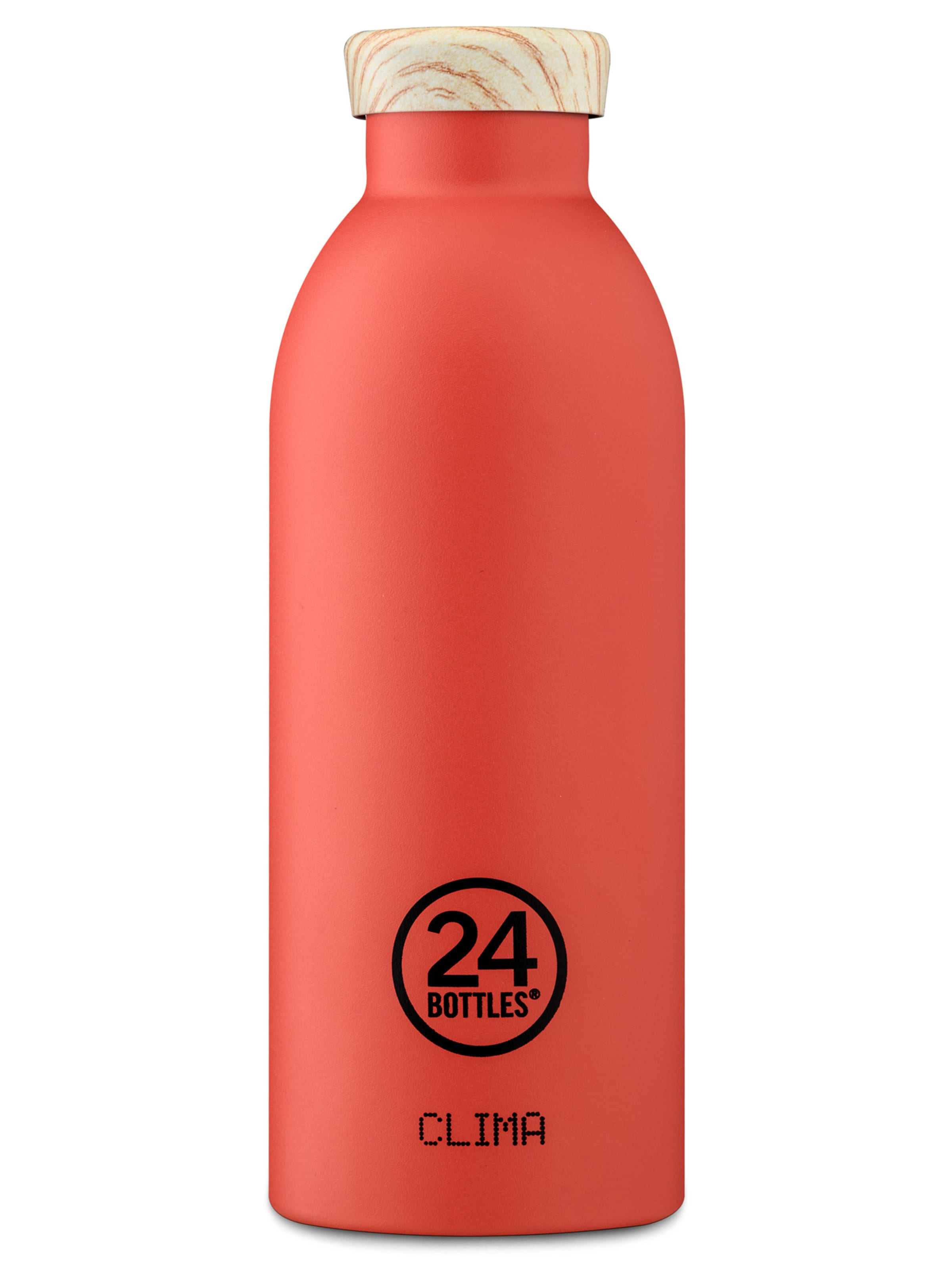 24Bottles Drinking bottle 'Clima 500 ml' in Red: front